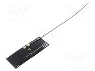 Antenna; 2G,3G,4G,GSM,LTE; 2.7dBi; for ribbon cable; MC137; U.FL 2J