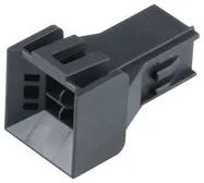 CONN HOUSING, PLUG, 4POS, 2.5MM, BLACK