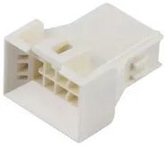 CONN HOUSING, PLUG, 8POS, 2.5MM, NATURAL