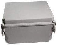 ENCLOSURE, JUNCTION BOX, FIBERGLASS GRAY