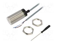 Sensor: capacitive; Range: 2÷16mm; 20÷250VAC; OUT: SCR; 2m; EC CARLO GAVAZZI