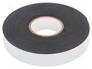 Tape: self-amalgamating; W: 19mm; L: 9m; Thk: 0.76mm; black; -40÷90°C BM GROUP