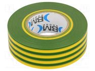 Tape: electrical insulating; W: 25mm; L: 25m; Thk: 0.15mm; PVC film BM GROUP