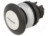 Switch: push-button; 22mm; Stabl.pos: 1; white; none; IP67; mushroom EATON ELECTRIC