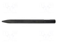 Pointed chisel; for concrete; L: 300mm; hexagonal RENNSTEIG