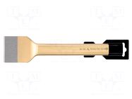Jointing chisel; Tipwidth: 60mm; L: 250mm; Plating: varnish RENNSTEIG
