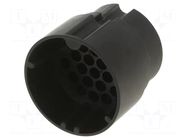 Connector: circular; male; contact insert; UIC558; PIN: 22; 10A; 60V HARTING