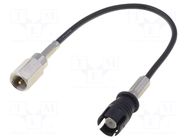 Cable; FME male,RAKU II female; straight; 0.15m PER.PIC.