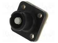 Connector: DC supply; SurLok Plus; male; 5.7mm; PIN: 1; screw; black AMPHENOL