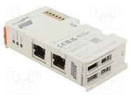 Communication; RJ45 x2; IP20; RT; LED status indicator; 0÷55°C Beckhoff Automation