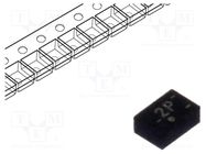 Diode: TVS array; Ubr: 6V; unidirectional; SON6; Ch: 4; ESD TEXAS INSTRUMENTS