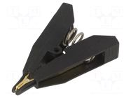 Kelvin crocodile clip; 10A; 42VDC; Grip capac: max.7.9mm; 18AWG KEYSIGHT