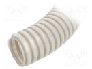 Protective tube; PVC; grey; L: 25m; -25÷60°C; 320N; Øint: 25mm PAWBOL