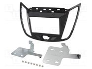 Radio frame; Ford; 2 DIN; black gloss ACV