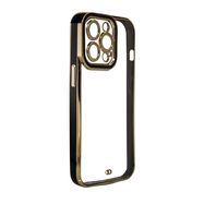 Fashion Case Cover for Xiaomi Redmi Note 11 Pro Gold Frame Gel Cover Black, Hurtel