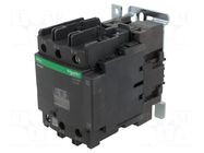 Contactor: 3-pole; NO x3; Auxiliary contacts: NO + NC; 24VDC; 80A SCHNEIDER ELECTRIC