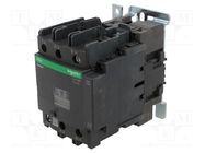 Contactor: 3-pole; NO x3; Auxiliary contacts: NO + NC; 24VDC; 80A SCHNEIDER ELECTRIC