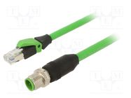 Connecting cable; 7000; IP20,IP67; 60VDC; 0.5A; 1.5m; PIN: 4 MURR ELEKTRONIK