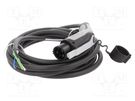 Cable: eMobility; 1x18AWG,3x10AWG; 250V; 8kW; IP44; wires,Type 1 PHOENIX CONTACT