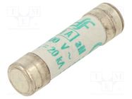 Fuse: fuse; aM; 1A; 400VAC; ceramic,cylindrical,industrial; 8x31mm DF ELECTRIC