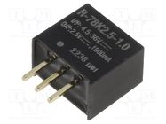 Converter: DC/DC; Uin: 4.5÷36V; Uout: 2.5VDC; Iout: 1A; SIP3; THT RECOM