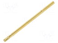 Test probe socket; series 75; Application: series 75; soldered FIXTEST