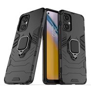 Ring Armor tough hybrid case cover + magnetic holder for OnePlus Nord N20 5G black, Hurtel