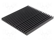 Heatsink: extruded; L: 150mm; W: 140mm; H: 10mm; aluminium; anodized FISCHER ELEKTRONIK