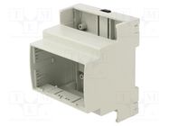 Enclosure: for DIN rail mounting; Y: 71mm; X: 89mm; Z: 65mm; ABS KRADEX