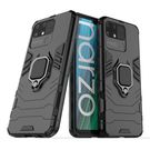 Ring Armor tough hybrid case cover + magnetic holder Realme Narzo 50A black, Hurtel