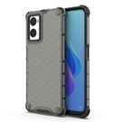 Honeycomb case armored cover with gel frame Oppo A76 / Oppo A36 / Realme 9i black, Hurtel