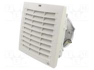 Fan: AC; axial; 115VAC; 215x142x176mm; 204m3/h; 58dBA; ball; IP54 STEGO