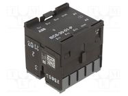 Contactor: 3-pole; NO x3; Auxiliary contacts: NC; 24VDC; 12A; BC6 ABB