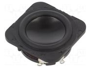 Loudspeaker; waterproof; 3W; 4Ω; 31.6x31.6x16.6mm; IP67 LOUDITY