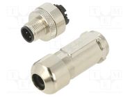 Connector: M12; plug; PIN: 4; male; A code-DeviceNet / CANopen LUMBERG AUTOMATION