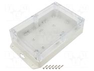 Enclosure: multipurpose; X: 140mm; Y: 210mm; Z: 60mm; ZP; ABS; gasket KRADEX