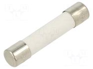 Fuse: fuse; 8A; 250VAC; quick blow; ceramic; 6.3x32mm; brass OPTIFUSE