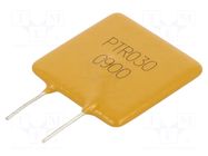 Fuse: PTC polymer; 9A; Imax: 100A; THT; PTR030V; bag EATON/BUSSMANN