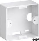 Keystone On-Wall Mounting Frame - suitable for Keystone faceplate 80 x 80 and CAT 6/6A flush-mounted boxes