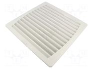 Filter; Cutout: 291x291mm; D: 39mm; IP54; Mounting: push-in; grey WEIDMÜLLER