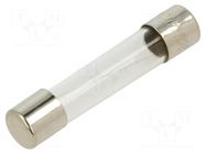 Fuse: fuse; 400mA; 250VAC; quick blow; glass; 6.3x32mm; FSA; brass OPTIFUSE