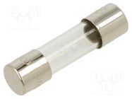 Fuse: fuse; quick blow; 1.5A; 250VAC; glass; 5x20mm; bulk OPTIFUSE