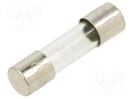 Fuse: fuse; quick blow; 8A; 250VAC; glass; 5x20mm; bulk OPTIFUSE