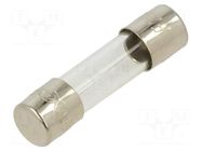 Fuse: fuse; 200mA; 250VAC; quick blow; glass; 5x20mm; brass; bulk OPTIFUSE