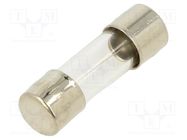 Fuse: fuse; quick blow; 750mA; 250VAC; glass; 5x15mm OPTIFUSE