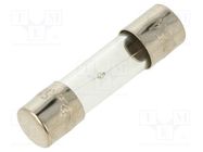 Fuse: fuse; medium time-lag; 2.5A; 250VAC; glass; 5x20mm; brass OPTIFUSE