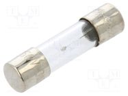 Fuse: fuse; medium time-lag; 3.5A; 250VAC; glass; 5x20mm; brass OPTIFUSE