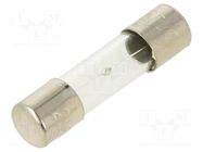 Fuse: fuse; 4A; 250VAC; medium time-lag; glass; 5x20mm; brass; bulk OPTIFUSE