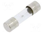 Fuse: fuse; 7A; 250VAC; medium time-lag; glass; 5x20mm; brass; bulk OPTIFUSE