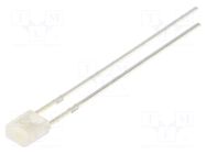 LED; white cold; rectangular; 3.2x3.2x4.15mm; 500÷750mcd; 100° OPTOSUPPLY